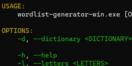 wordlist-generator